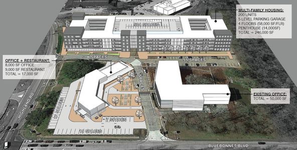 Building 2 @Highland - Office, Restaurant, Retail Space Available: 2 Smart Way, Baton Rouge, LA 70810